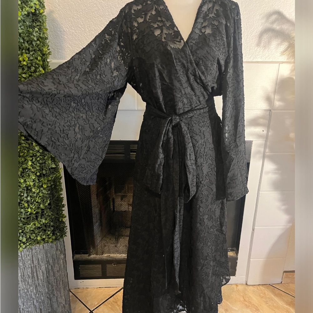 City Chic Black Lace Dress